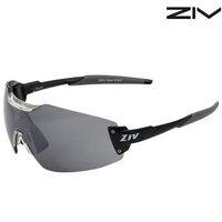 ZIV RACE 太陽眼鏡/運動眼鏡 亮黑/灰電白水銀 102 B110001 BSMI D63966