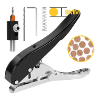 Manual Edge Band Puncher Plier 6/8/10mm Hole Card Punching Tool For Plastic Sheet Paper PVC ABS Opener Nail Hole Masking Plier