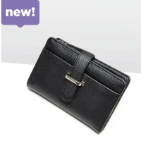 New DOMPET WANITA VALLERIE BLACK WALLET SOPHIE MARTIN PARIS