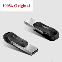 SanDisk New USB Flash Drive iXPand U Disk OTG Lightning USB3.0 Stick 256GB 128GB For iPhone &amp; iPad SDIX60N Rotatable Pendrive