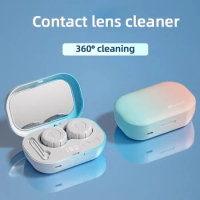 Xiaomi Ultrasonic Cleaner Intelligent Contact Lens Cleaning Machine Cleaning Case Colored Contact lenses 48000Hz Frequency Vibra