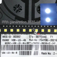 500PCS FOR LCD TV repair LG led TV backlight strip lights with light-emitting diode 3535 SMD LED beads 6V