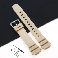 18mm Silicone Watch Strap for Casio AE1200 SGW300/400 MRW200 W218H AE1000/1300 W219 AQ-S810W Replace