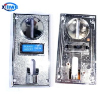 1 Multi Coin Acceptor Tokens Selector Mechanism Front Plastic Panel Button Vending Machine Crane Claw Pinball Parts Arcade Game