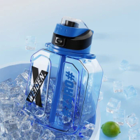 Sports Bottle Half Gallon Approximately 1.5 Liter Bottle with Straw Large Capacity Plastic Water Bottle Dishwasher Safe