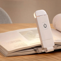 USB LED Rechargeable Book Light, Reading Light, Eye Protection, Night Light, Portable Clip Desk Lamp
