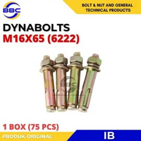 1 BOX - Dynabolt M16 x 65 Tipe 6222 Kuning ( 6.5cm ) Dynabolt M16 x 65