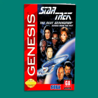Star trek USA Lable Game Manual For Sega Megadrive Genesis