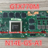 1pcs 100% tested G750JX_MXM_N14E-GS-A1 VGA GTX770M Card for Asus 3GB Graphics, Video Card for ROG G750JW G750JX G750J