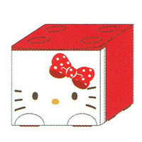 Hello Kitty 積木式 收納盒(紅白) 盒子 KT 凱蒂貓 日貨 正版授權J00012677