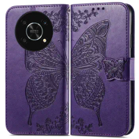 2023 Honor X9a 5G 2023 Protective Book Case Butterfly Wallet Card Funda for Huawei Honor X6 X7 X8 X9 A Flip Cover Hono X 9 7 X8a