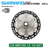 SHIMANO DEORE XT CS M8100 Cassette Sprocke M8100 Freewheel Cogs Mountain Bike MTB 12-Speed 10-51T M8100 Cassette Flywheel