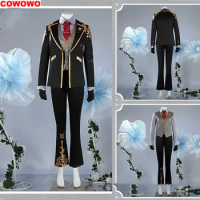 COWOWO [Customized] NIJISANJI ChroNoiR 5 Anniversary Kuzuha Cosplay Costume VTuber Cos Halloween Game Suit Coat Shirt Pants