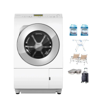 【Panasonic 國際牌】12公斤日本製溫水洗脫烘變頻滾筒洗衣機-右開(NA-LX128BR)