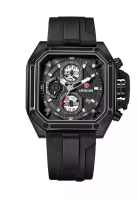 Expedition Expedition Jam Tangan Pria - Black - Silicon - 6812 MCRIPBA