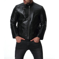 FINDSENSE品牌 新款 韓國  長袖 皮衣 歐碼 潮流 男士 機車 皮拉鏈 皮衣 外套