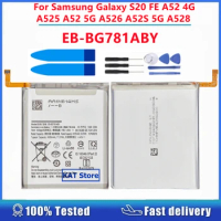 For Samsung Galaxy S20 FE A52 4G A525 A52 5G A526 A52S 5G A528 EB-BG781ABY 4500mAh Mobile Phone Battery Spare Part Replacement