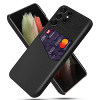 Business Case For Samsung S22 Ultra Pro S21 S20 FE 5G S10 S9 S8 Plus Funda Card Slots Cover For Galaxy Note 8 9 10 20 Ultra Capa