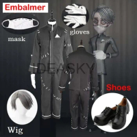 identity v embalmer cosplay embalmer identity v aesop carl cosplay tricster Costume Anime Outfits jacket pants gloves mask wig