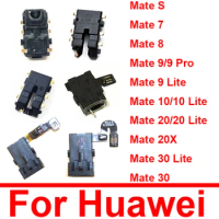 Audio Jack Flex Ribbon For Huawei Mate S 20X 7 8 9 10 20 30 Lite Pro Headphone Earphone Port Module Flex Cable Replacement Parts