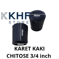 KARET KAKI CHITOSE 3/4 /COP 3/4 iNCH 20MM/KARET TAPAK KAKI/ALAS KAKI MEJA KURSI RAK/TUTUP PIPA BULAT
