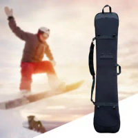 3.5mm Neoprene Protection Sleeve Backpack Suitcase Soft Cover Snowboard Travel Bag for 153-163cm Snowboard Longboard Training