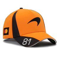 x McLAREN Racing Replica Piastri หมวกแก๊ปผู้ใหญ่ สีส้ม