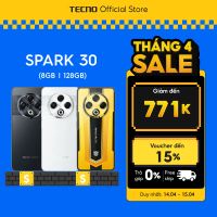 Điện thoại TECNO SPARK 30 (8+8)GB/128GB - Siêu bền | Loa kép 300% | Camera 64MP | NFC | Thiết Kế Tra