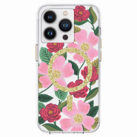 【CASE-MATE】iPhone 14 Pro 6.1吋Rifle Paper Co. 限量聯名款環保抗菌防摔保護殼MagSafe版 - 玫瑰花園