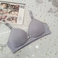 BH123 Bra BH Menyusui Tanpa Kawat Bahan Katun Nyaman 2022 GRAY 38/85