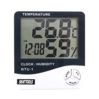 【工具達人】數位多功能溫溼度計 數位顯示溫度計 液晶溫度計 數位濕度計 數位溫度計 智能溫度計(190-TAH)