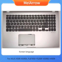 MEIARROW New/org For ASUS X509 X509DL FL8700D Y5200F X509DJ M509 palmrest Korean keyboard upper cover C shell ,Silver