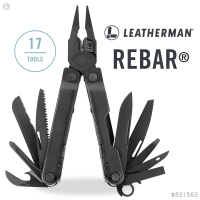【Leatherman】Rebar 工具鉗 軍事黑尼龍套(831563)