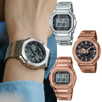 【CASIO 卡西歐】G-SHOCK 太陽能藍牙電波錶-4款可選(GM-B2100/GMW-B5000)