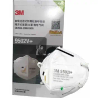 3M KN95 9502V+ mask Protective Fold face masks Anti PM2.5 Multi Layer Filter Structure Industrial safety mask