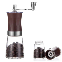 Penggiling Biji Kopi Manual Mesin Coffee Grinder Halus Kasar Gilingan Starcam - HITAM