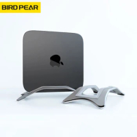 Vertical Stand for Mac Mini Aluminum Laptop Desktop Stand Cooling Heat Anti-Slip Adjustable Computer Holder for Apple MAC Mini