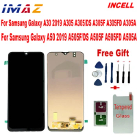 IMAZ INCELL LCD For Samsung galaxy A30 A305/DS A305F A305FD A305A LCD Touch Screen Digitizer Assembly For Samsung A50 A505F lcd