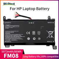 BK-Dbest 14.4V 86Wh 5675mAh Laptop Battery FM08 for HP Omen 17-an014ng HSTNN-LB8B 922753-421 922977-855 Series 16 Cables