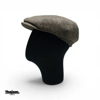 Thejam. the original Gatsby hats wool herringbone L Krem
