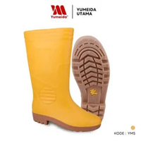 Yumeida YM5 - Sepatu Boot Pria Wanita Karet Anti Slip Air 38