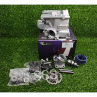 Y15ZR/LC135 RACING SUPER HEAD LEO RACING 22/25 CNC PORTING (SET LENGKAP)