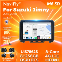 Navifly Newest Android 2K QLED 8Core Car Screen For Suzuki Jimny JB64 2018 2019 2020 Auto GPS Navigation Player Wireless Carplay
