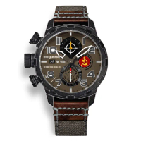 【elegantsis 愛樂時】軍事系列 二戰德國 JF48WWII 收藏家腕錶 48MM(ELJF48QS-6B04LC)
