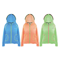 【LightSPA】美肌光波‧萌寶躲貓貓防曬外套 豔陽橘/蘋果綠/天空藍 買1送1盒玩具