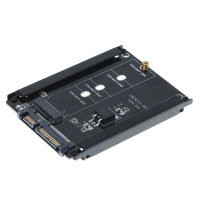 Bộ Chuyển Đổi SSD M.2 NGFF (SATA), Vỏ Màu Đen CY B + M Ổ Cắm, Tương Thích Với Ổ SSD M2 2230 / 2242 /