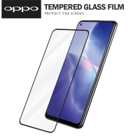 美特柏 OPPO Reno5 Z (5G) 彩色滿版全屏鋼化玻璃膜 全覆蓋鋼化膜 螢幕保護貼 防刮防爆