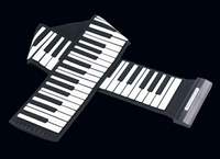 手捲折疊便攜電子琴矽膠鋼琴軟鍵盤88鍵加厚連電腦 【麥田印象】