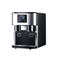 Ice Water 16KG Dispenser Electric Bullet Cylindrical Ice machine Automatic Household ice making Machine Milk Tea Shop 110/220V
