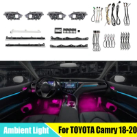 64 Colors Ambient Light For TOYOTA Camry 2021 Lights Phantom Dynamic Ambient Light Car Interior Modified